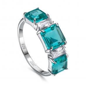 Серебряное кольцо KABAROVSKY с фианитом и алпанитом K11-985-61300 фото