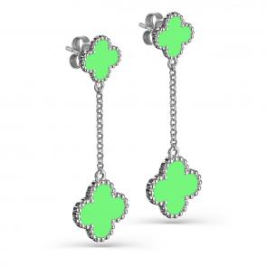 Серебряные серьги KABAROVSKY с эмалью K12-008-0035 фото