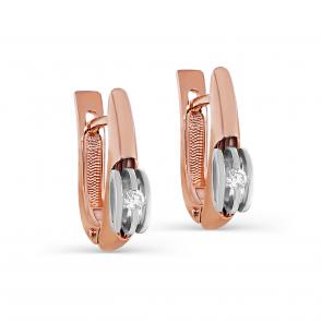 Золотые серьги KABAROVSKY с бриллиантом K12-01374-1000 фото