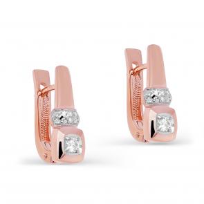 Золотые серьги KABAROVSKY с бриллиантом K12-01389-1000 фото