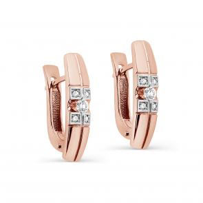 Золотые серьги KABAROVSKY с бриллиантом K12-01448-1000 фото