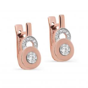 Золотые серьги KABAROVSKY с бриллиантом K12-01458-1000 фото