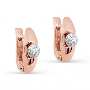 Золотые серьги KABAROVSKY с бриллиантом K12-01469-1000 фото