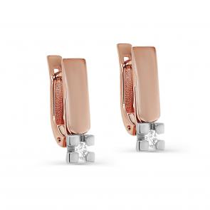 Золотые серьги KABAROVSKY с бриллиантом K12-01649-1000 фото