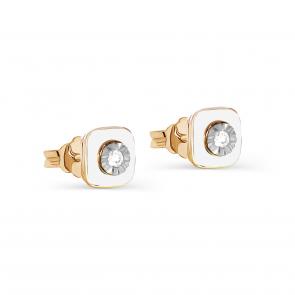 Золотые серьги KABAROVSKY с бриллиантом и эмалью K12-01827-1010 фото