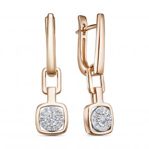 Золотые серьги KABAROVSKY с бриллиантом K12-01970-1000 фото