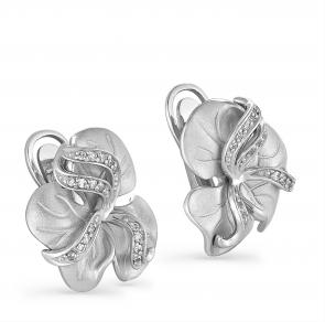 Серебряные серьги KABAROVSKY с фианитом K12-029-7900 фото