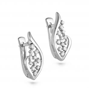 Серебряные серьги KABAROVSKY с фианитом K12-078-7900 фото