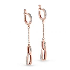 Золотые серьги KABAROVSKY с бриллиантом K12-0896-1000 фото