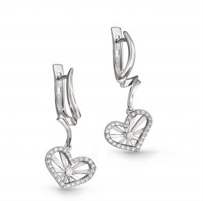 Серебряные серьги KABAROVSKY с фианитом K12-093-7900 фото