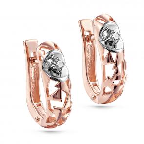 Золотые серьги KABAROVSKY с бриллиантом K12-0934-1000 фото