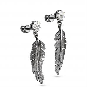 Серебряные серьги KABAROVSKY с фианитом K12-110-7989 фото