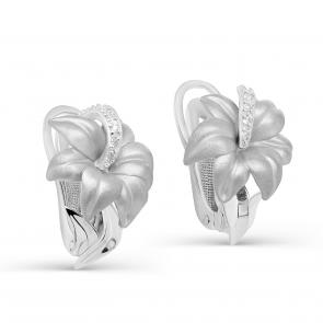 Серебряные серьги KABAROVSKY с фианитом K12-126-7900 фото