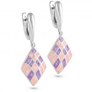 Серебряные серьги KABAROVSKY с эмалью K12-136-0001 фото