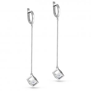 Серебряные серьги KABAROVSKY с фианитом K12-164-7900 фото