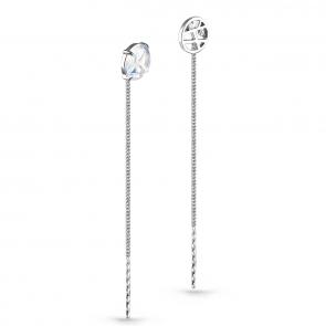 Серебряные серьги KABAROVSKY с фианитом и алпанитом K12-167-60000 фото