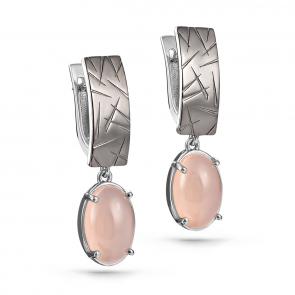 Серебряные серьги KABAROVSKY с ониксом K12-190-6489 фото