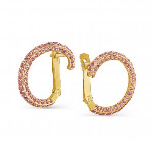 Серьги из лимонного золота KABAROVSKY с сапфиром K12-21708-11500 фото