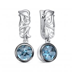 Серебряные серьги KABAROVSKY с ситаллом K12-237-52100 фото