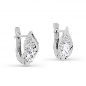 Серебряные серьги KABAROVSKY с фианитом K12-295-7900 фото