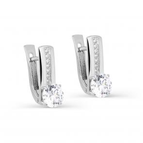 Серебряные серьги KABAROVSKY с фианитом K12-296-7900 фото