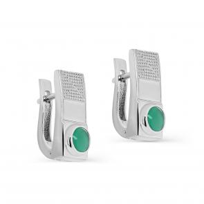 Серебряные серьги KABAROVSKY с ониксом K12-329-1900 фото