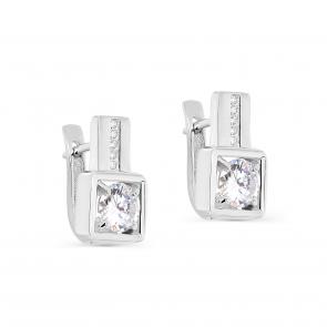 Серебряные серьги KABAROVSKY с фианитом K12-341-7900 фото