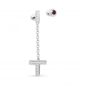 Серебряные серьги KABAROVSKY с фианитом K12-364-0100 фото