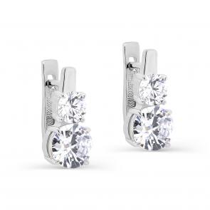 Серебряные серьги KABAROVSKY с фианитом K12-387-7900 фото