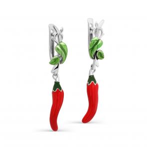 Серебряные серьги KABAROVSKY с эмалью K12-430-0001 фото