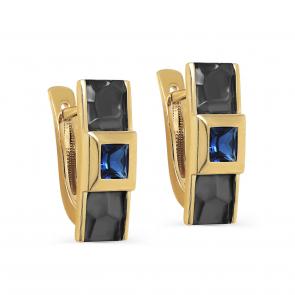 Серьги из золочёного серебра KABAROVSKY с шпинелью K12-452-8281 фото