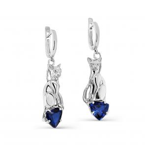 Серебряные серьги KABAROVSKY с шпинелью K12-472-40800 фото