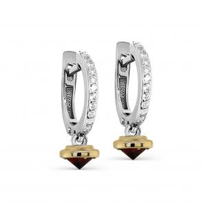 Серьги из лимонного серебра KABAROVSKY с фианитом K12-483-0187 фото