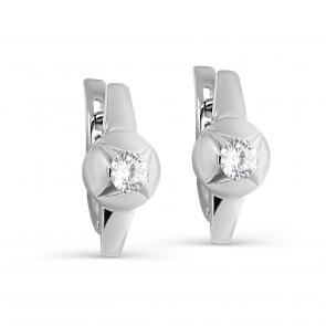 Серебряные серьги KABAROVSKY с фианитом K12-489-7900 фото