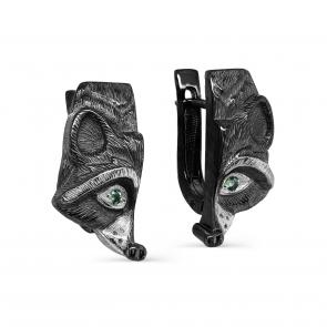 Серебряные серьги KABAROVSKY с фианитом K12-497-40489 фото