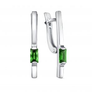 Серебряные серьги KABAROVSKY с фианитом K12-528-40400 фото