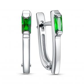 Серебряные серьги KABAROVSKY с фианитом K12-529-40400 фото