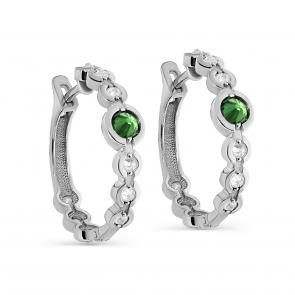 Серебряные серьги KABAROVSKY с фианитом K12-538-0100 фото