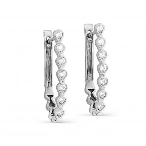 Серебряные серьги KABAROVSKY с фианитом K12-539-7900 фото