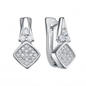 Серебряные серьги KABAROVSKY с фианитом K12-549-7900 фото