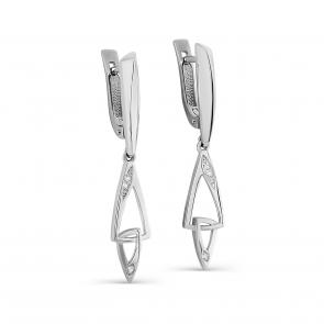 Серебряные серьги KABAROVSKY с фианитом K12-551-7900 фото