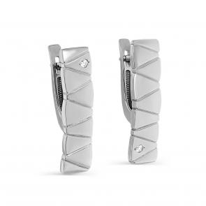 Серебряные серьги KABAROVSKY с фианитом K12-567-7900 фото