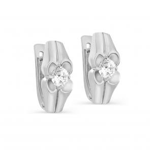 Серебряные серьги KABAROVSKY с фианитом K12-629-7900 фото