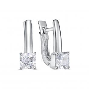 Серебряные серьги KABAROVSKY с бриллианитом K12-636-21500 фото