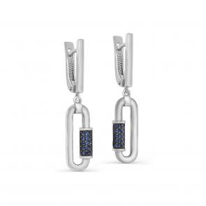 Серебряные серьги KABAROVSKY с фианитом K12-658-40889 фото