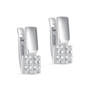 Серебряные серьги KABAROVSKY с фианитом K12-694-7900 фото
