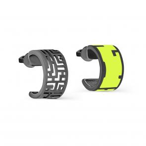 Серебряные серьги KABAROVSKY с керамикой и эмалью K12-724-0037 фото