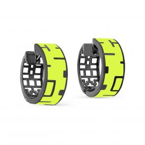 Серебряные серьги KABAROVSKY с керамикой и эмалью K12-725-0037 фото