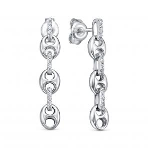 Серебряные серьги KABAROVSKY с фианитом K12-9023-7900 фото
