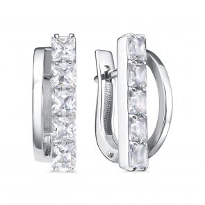 Серебряные серьги KABAROVSKY с топазом K12-906-2500 фото